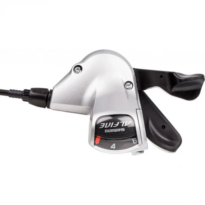 Шифтер SHIMANO ALFINE, S503, 8 скоростей, трос+оплетка, для CJ-8S20, серебристый ESLS503210LLS3 Шифтер SHIMANO ALFINE, S503, 8 скоростей, трос+оплетка, для CJ-8S20, серебристый ESLS503210LLS3