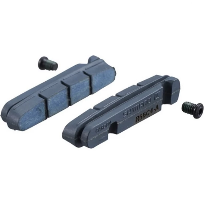Вкладыш тормозной колодки, шоссейные, SHIMANO R55C4-A, пара, для карбонового обода Y8PP98060 Вкладыш тормозной колодки, шоссейные, SHIMANO R55C4-A, пара, для карбонового обода Y8PP98060