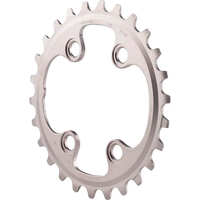 Звезда передняя для велосипеда SHIMANO DEORE для FC-M530, 26T, серебристого цвета Y1GY26000 Звезда передняя для велосипеда SHIMANO DEORE для FC-M530, 26T, серебристого цвета Y1GY26000