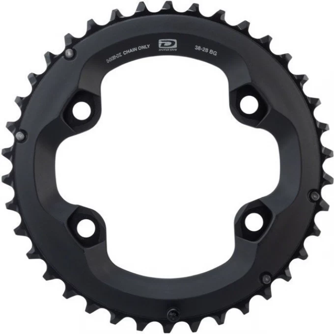 Звезда передняя SHIMANO DEORE, для M6000-2, 34T, черный, Y1WD98040 Звезда передняя SHIMANO DEORE, для M6000-2, 34T, черный, Y1WD98040